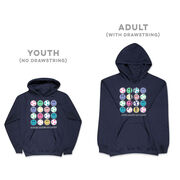 Soccer Hooded Sweatshirt - Soccer Makes Me Happy
