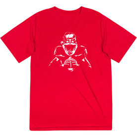 Football Short Sleeve Performance Tee - Santa Player