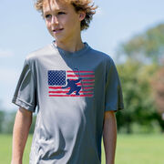 Hockey Short Sleeve Performance Tee - Hockey Land That We Love