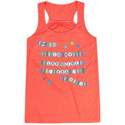 Girls Lacrosse Flowy Racerback Tank Top - In My Lax Girl Era