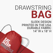 Wrestling Drawstring Backpack Eat Sleep Wrestle (Stack)