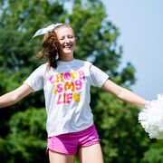 Cheerleading Short Sleeve T-Shirt - Cheer Is My Life