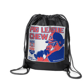 Baseball Drawstring Backpack - Pig League Chew