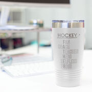 Hockey 20 oz. Double Insulated Tumbler - Hockey Father Words