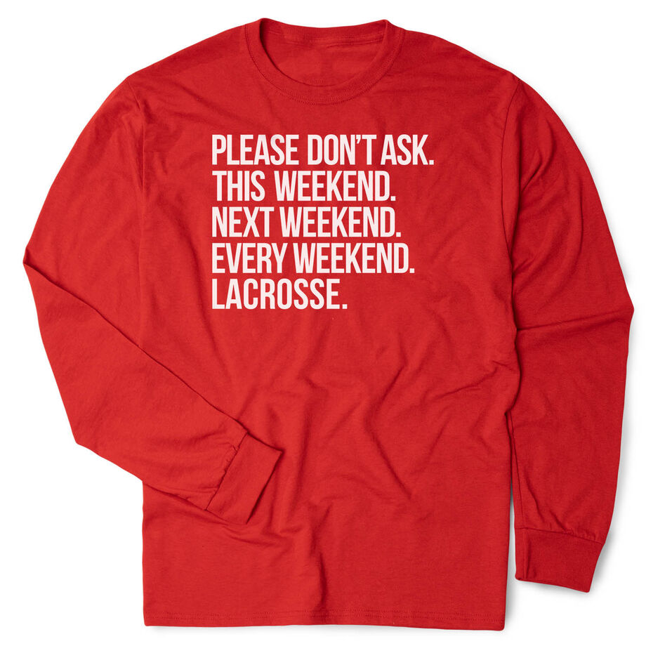 Lacrosse Tshirt Long Sleeve - All Weekend Lacrosse
