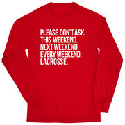 Lacrosse Tshirt Long Sleeve - All Weekend Lacrosse
