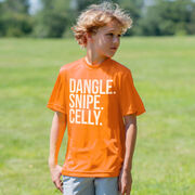 Hockey Short Sleeve Performance Tee - Dangle Snipe Celly Words