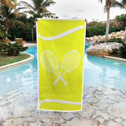 Tennis Premium Beach Towel - Tennis Time