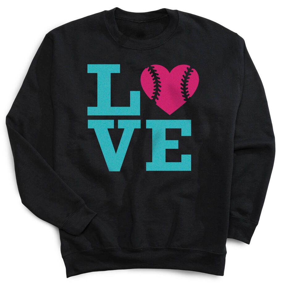 Softball Crewneck Sweatshirt - Love Softball