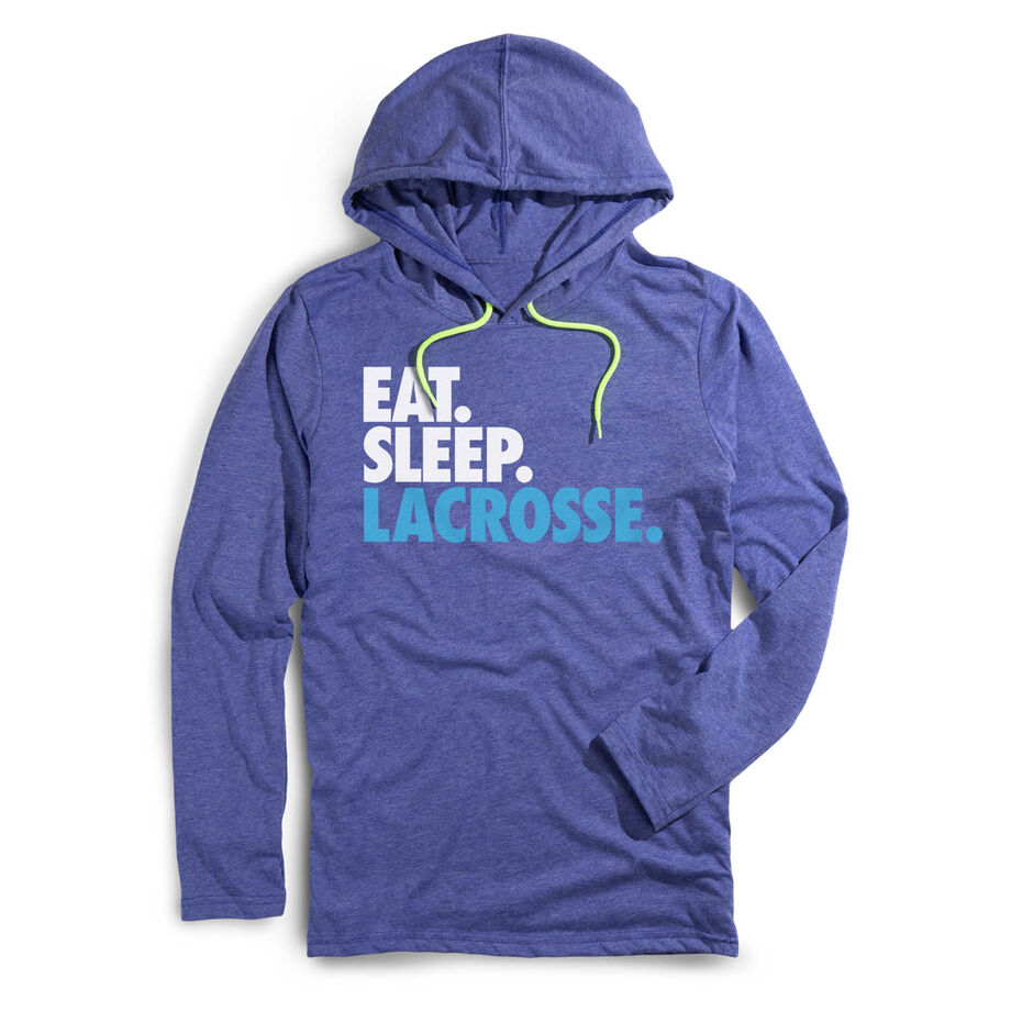 Guys Lacrosse Lightweight Hoodie - Eat Sleep Lacrosse