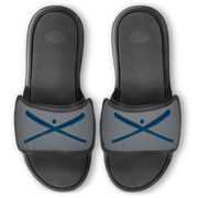 Baseball Repwell&reg; Slide Sandals - Crossed Bats with Ball