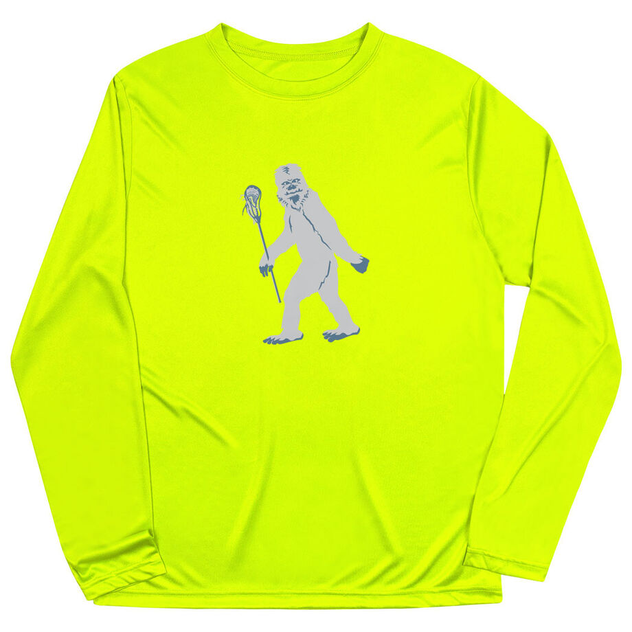 Guys Lacrosse Long Sleeve Performance Tee - Yeti