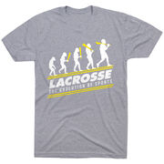 Guys Lacrosse Short Sleeve T-Shirt - Evolution of Lacrosse