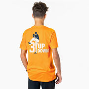 Baseball Short Sleeve T-Shirt - 3 Up 3 Down (Back Design)