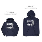 Baseball Hooded Sweatshirt - Rip It Flip It