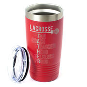 Guys Lacrosse 20 oz. Double Insulated Tumbler - Guys Lacrosse Father Words