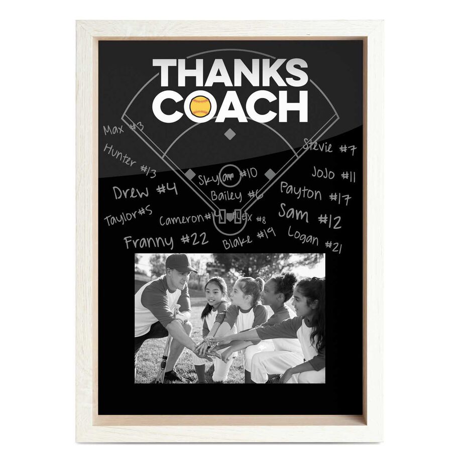Softball Premier Frame - Thanks Coach