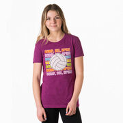 Volleyball Women's Everyday Tee - Bump, Set, Spike