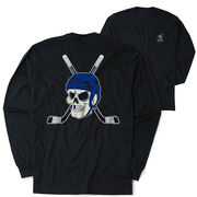 Hockey Tshirt Long Sleeve - Chill to the Bone (Back Design)