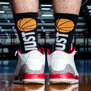 Basketball Mid-Calf Sock - Just Ball