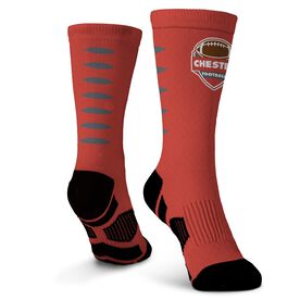 Custom Team Graphic Flex Mid-Calf Socks - Football