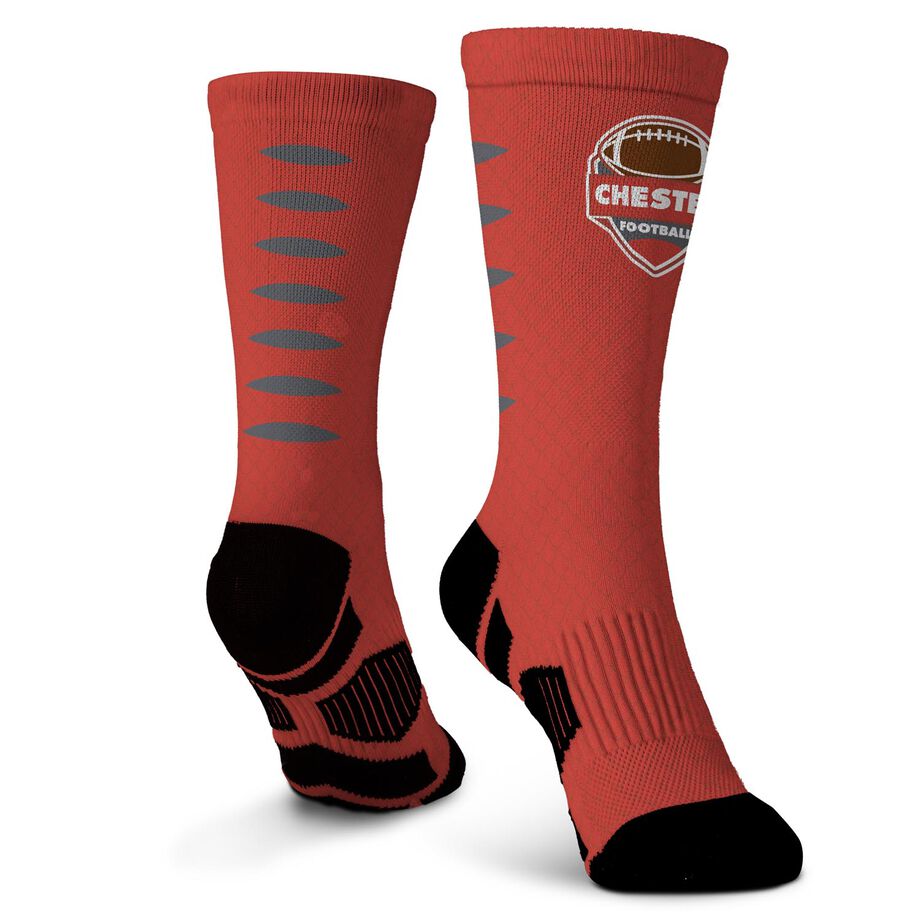 Custom Team Graphic Flex Mid-Calf Socks - Football