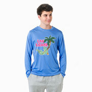 Guys Lacrosse Long Sleeve Performance Tee - Lax Lizard