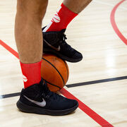 Basketball Woven Mid-Calf Socks - Superelite (Red/White)