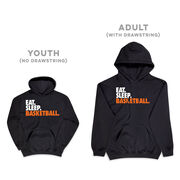 Basketball Hooded Sweatshirt - Eat. Sleep. Basketball.