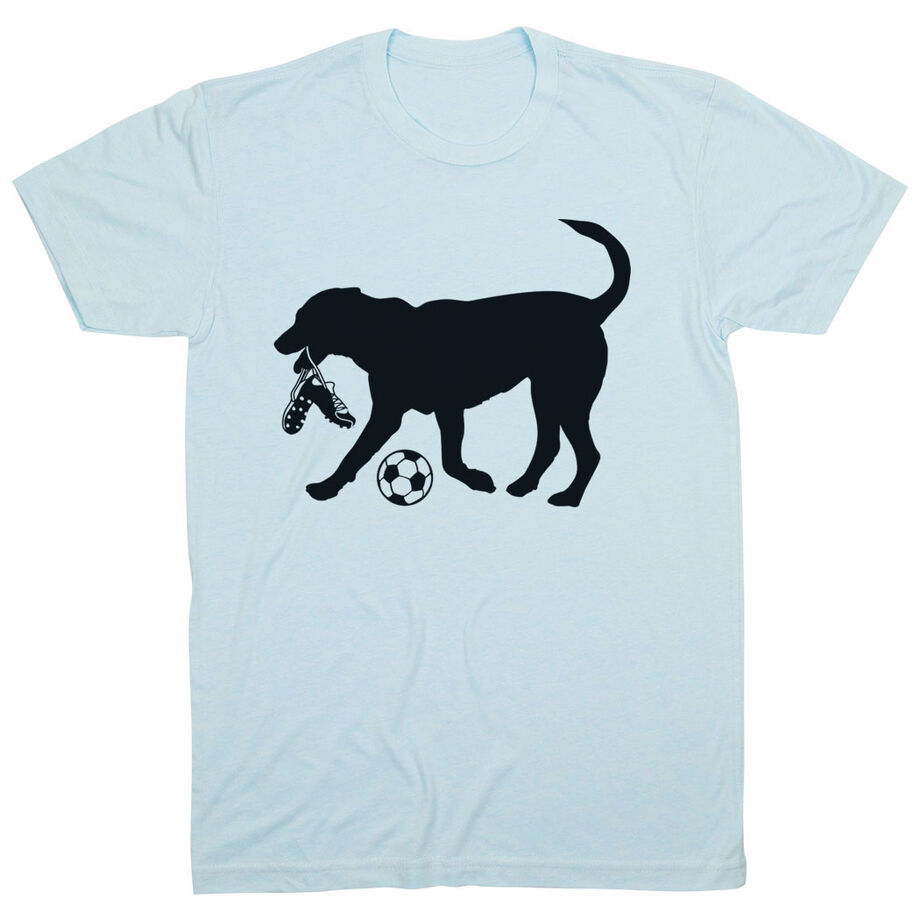 Soccer Tshirt Short Sleeve Spot The Soccer Dog - Personalization Image