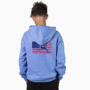 Soccer Hooded Sweatshirt - Guys Soccer Land That We Love (Back Design)