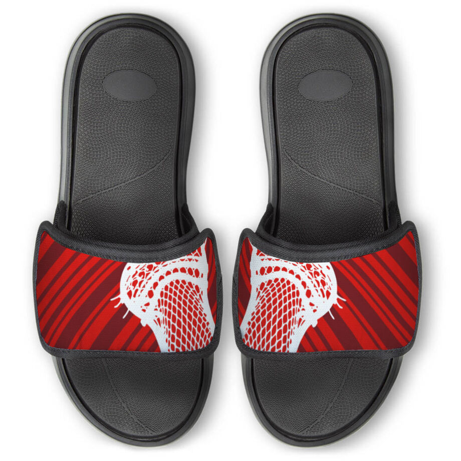 Guys Lacrosse Repwell&reg; Slide Sandals - Stick Reflected