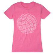 Volleyball Women's Everyday Tee - Volleyball Words