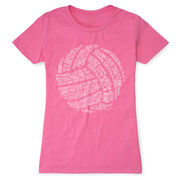 Volleyball Women's Everyday Tee - Volleyball Words