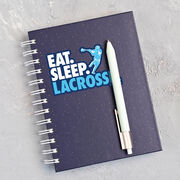 Guys Lacrosse Sticker - Eat Sleep Lacrosse