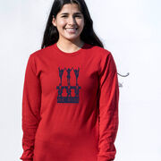 Cheerleading Tshirt Long Sleeve - We Rise By Lifting Others
