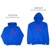 Field Hockey Hooded Sweatshirt - Neon Field Hockey Girl