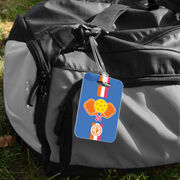 Pickleball Bag/Luggage Tag - Cross Court Stripes