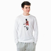 Baseball Long Sleeve Performance Tee - Cracking Dingers