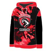 ChalkTalk Custom Team Hoodie - Wrestling Tie-Dye