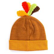 Happy Hatter Thanksgiving Turkey Knit Beanie Hat