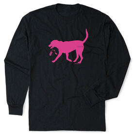 Soccer Tshirt Long Sleeve - Sasha the Soccer Dog