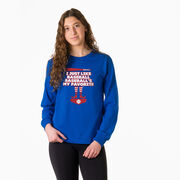 Baseball Tshirt Long Sleeve - Baseball's My Favorite