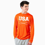 Hockey Long Sleeve Performance Tee - USA