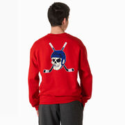 Hockey Crewneck Sweatshirt - Chill to the Bone (Back Design)