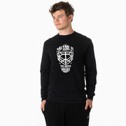 Hockey Tshirt Long Sleeve - My Goal Is To Deny Yours Goalie Mask