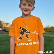 Hockey Short Sleeve T-Shirt - Hat-Trick or Treat
