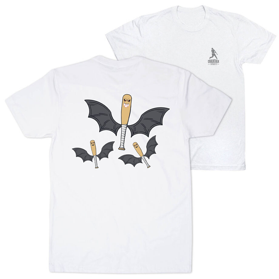 Baseball Short Sleeve T-Shirt - It's Bats (Back Design)