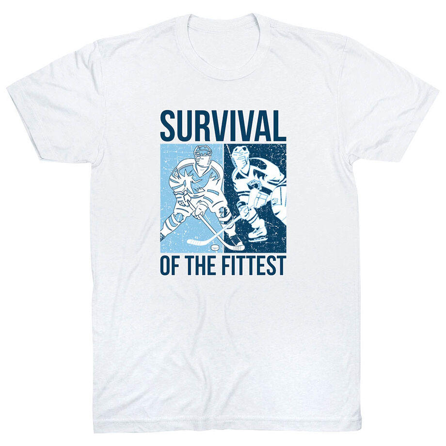 Hockey Short Sleeve T-Shirt - Survival of the Fittest