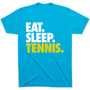 Tennis T-Shirt Short Sleeve Eat. Sleep. Tennis.